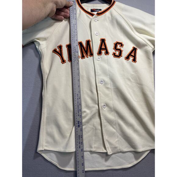 Yamasa Japan Baseball Jersey HOME WHITE #28 Medium Valio Sports Wear Kenkodo - Picture 4 of 6